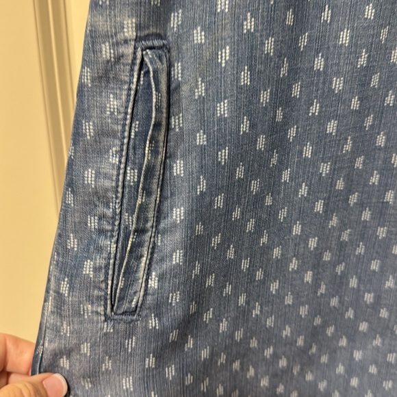 Anthropologie cloth & stone chambray collared dress with pockets - Picture 5 of 6